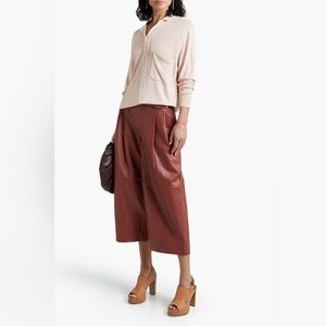 Equipment Adit stretch-knit polo shirt, size M (oversized)